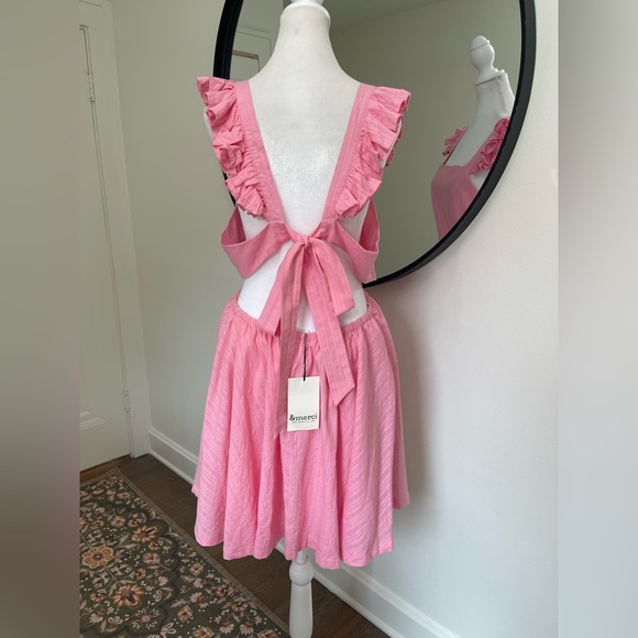 NWT & Merci Tie Back Dress! Size Large - Picture 5 of 6